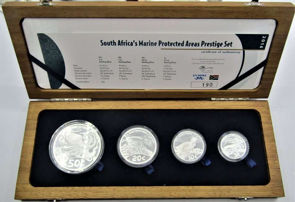 2016  Marine Protected Areas Prestige Silver Set (3.75 OZ Pure Silver)