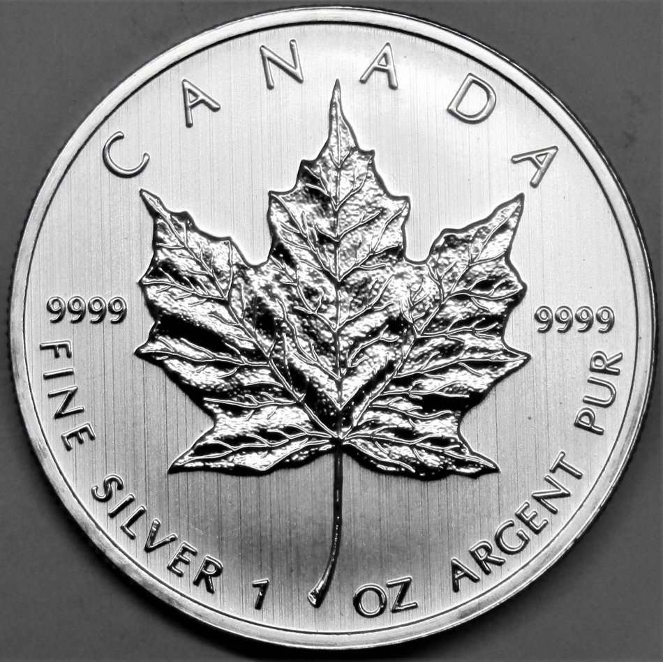 2013 Canada 1 OZ 9999 Fine Silver Proof 5 Dollars