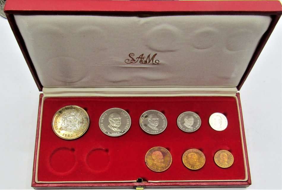 1982 South Africa Long Proof Set (No Gold)