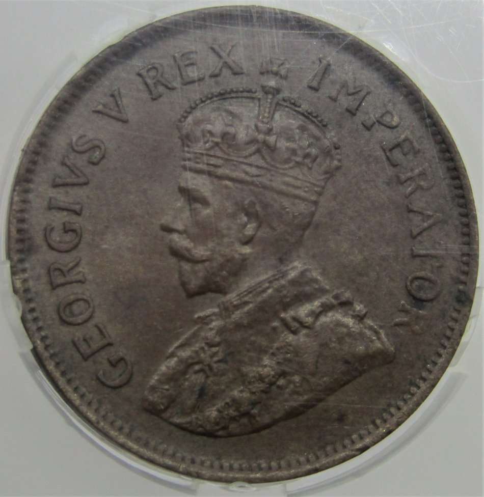 1929 Union of South Africa Half Penny SANGS graded MS64BN