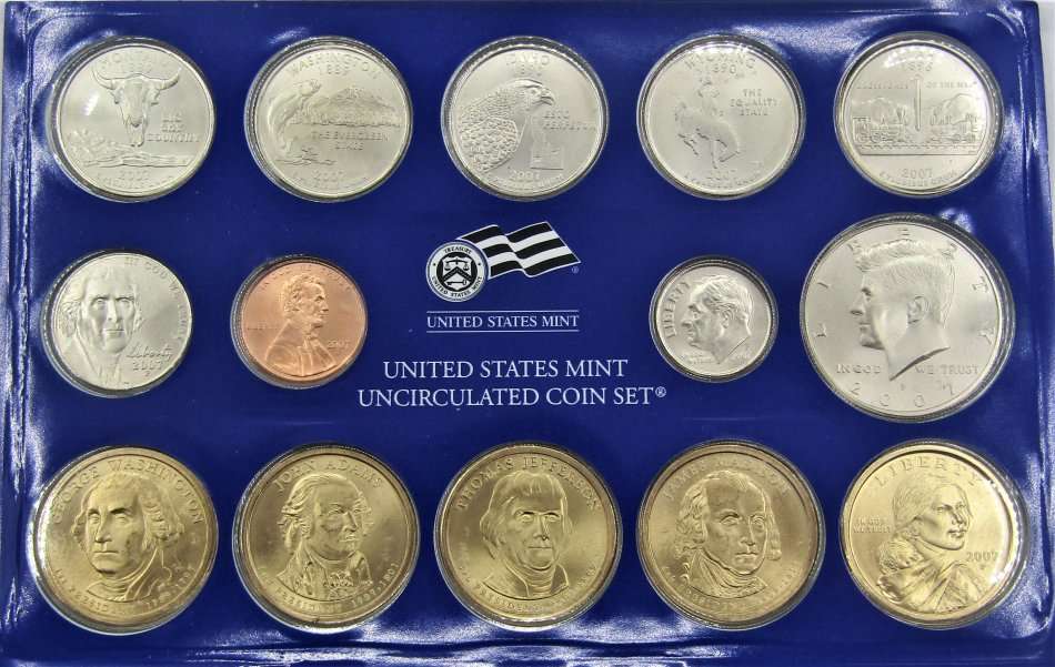 2007  Philadelphia United States Mint Uncirculated Coin Set