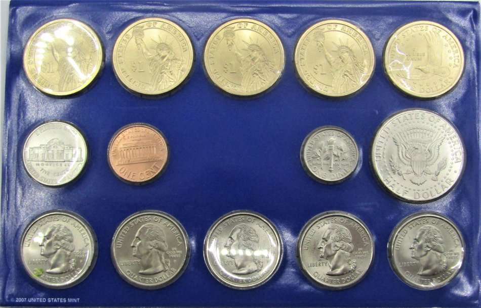 2007  Philadelphia United States Mint Uncirculated Coin Set