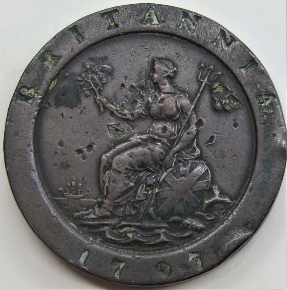 1797  Great Britain Cartwheel 2 Pence