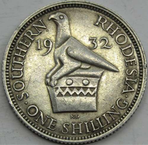 1932 Southern Rhodesia 1 Shilling-Golden lustrous Extremely Fine.