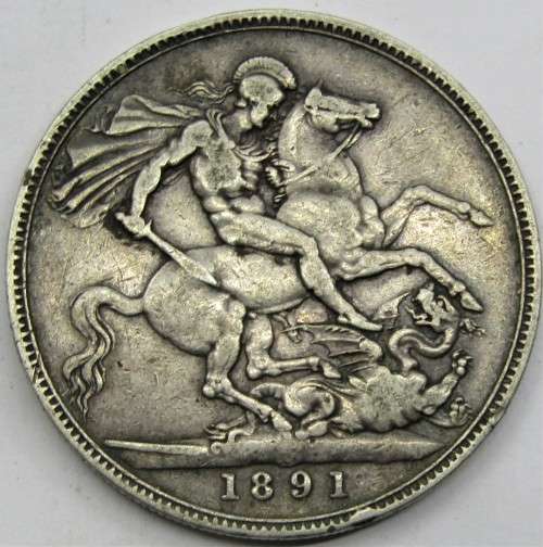 1891 Great Britain Victorian Crown
