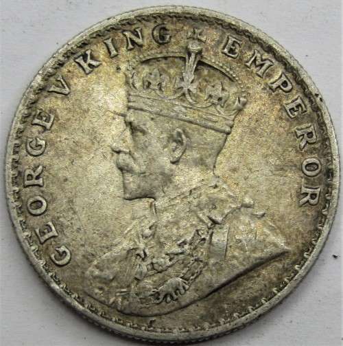 British India 1 Rupee 1917