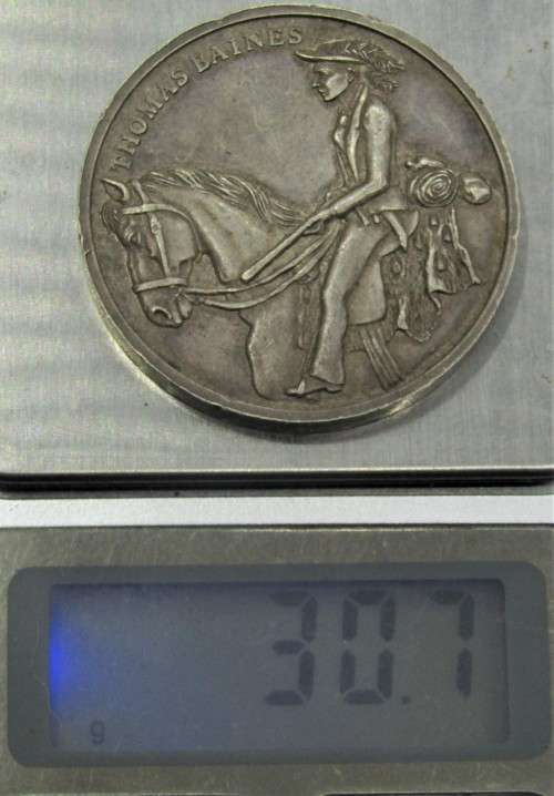 Thomas Baines Victoria Falls Expedition 1861-1864 Silver Medallion