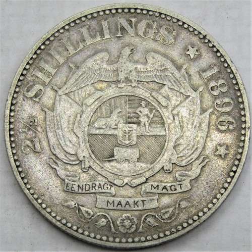 1896 ZAR 2.5 Shillings