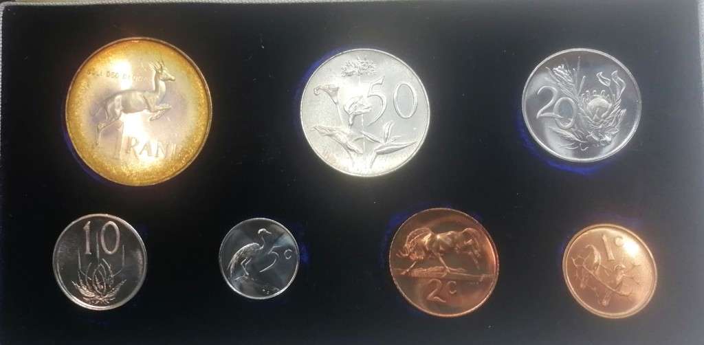 1965 Republic of South Africa Proof Set in original box of issue