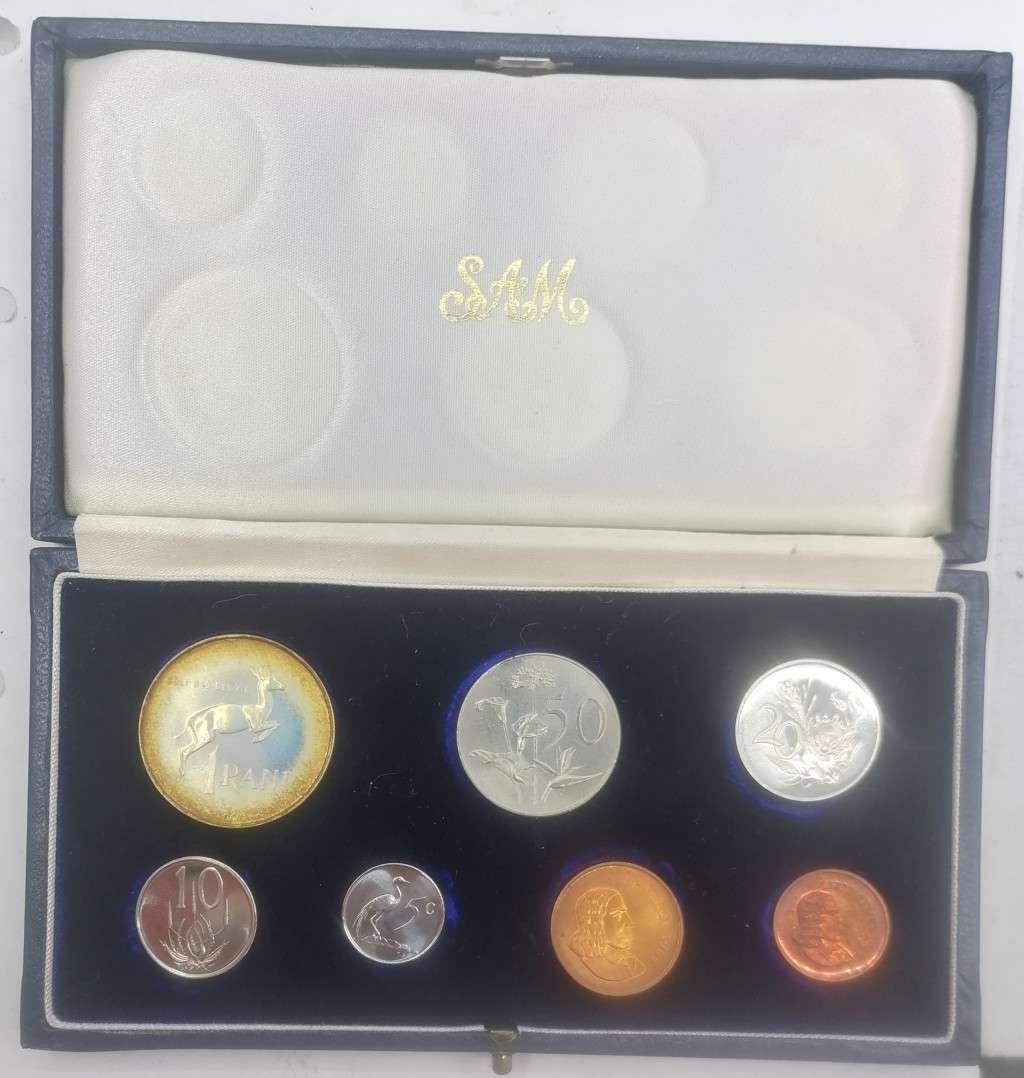 1965 Republic of South Africa Proof Set in original box of issue