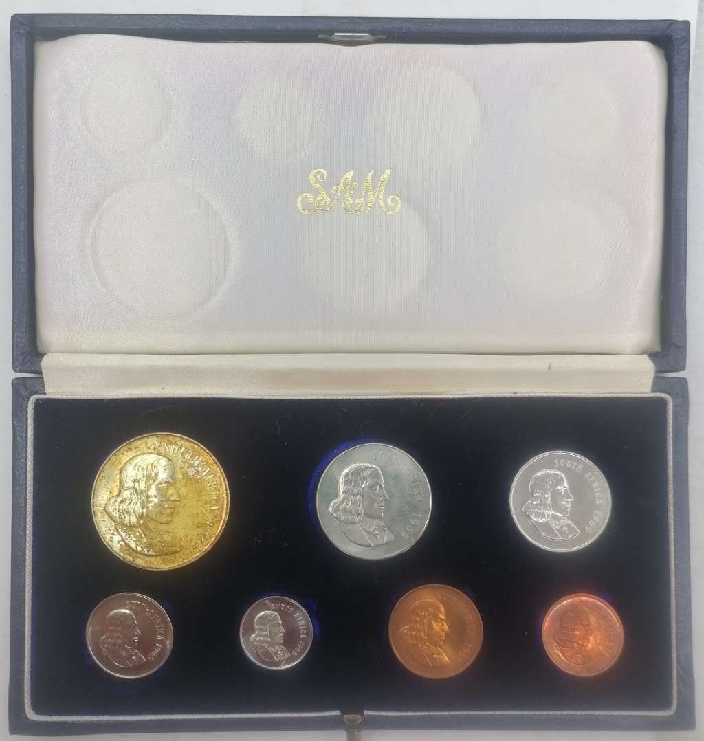 1965 Republic of South Africa Proof Set in original box of issue
