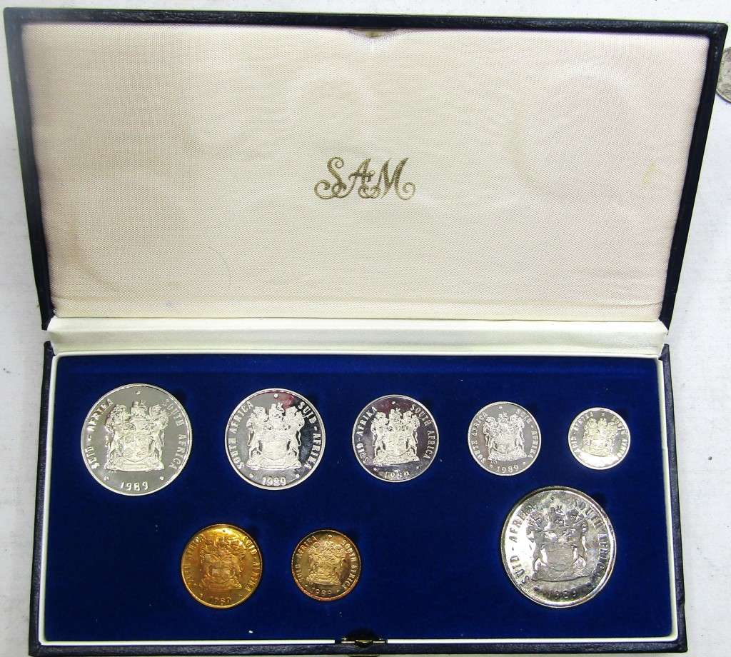 1989 Republic of South Africa Proof Set in original box of issue