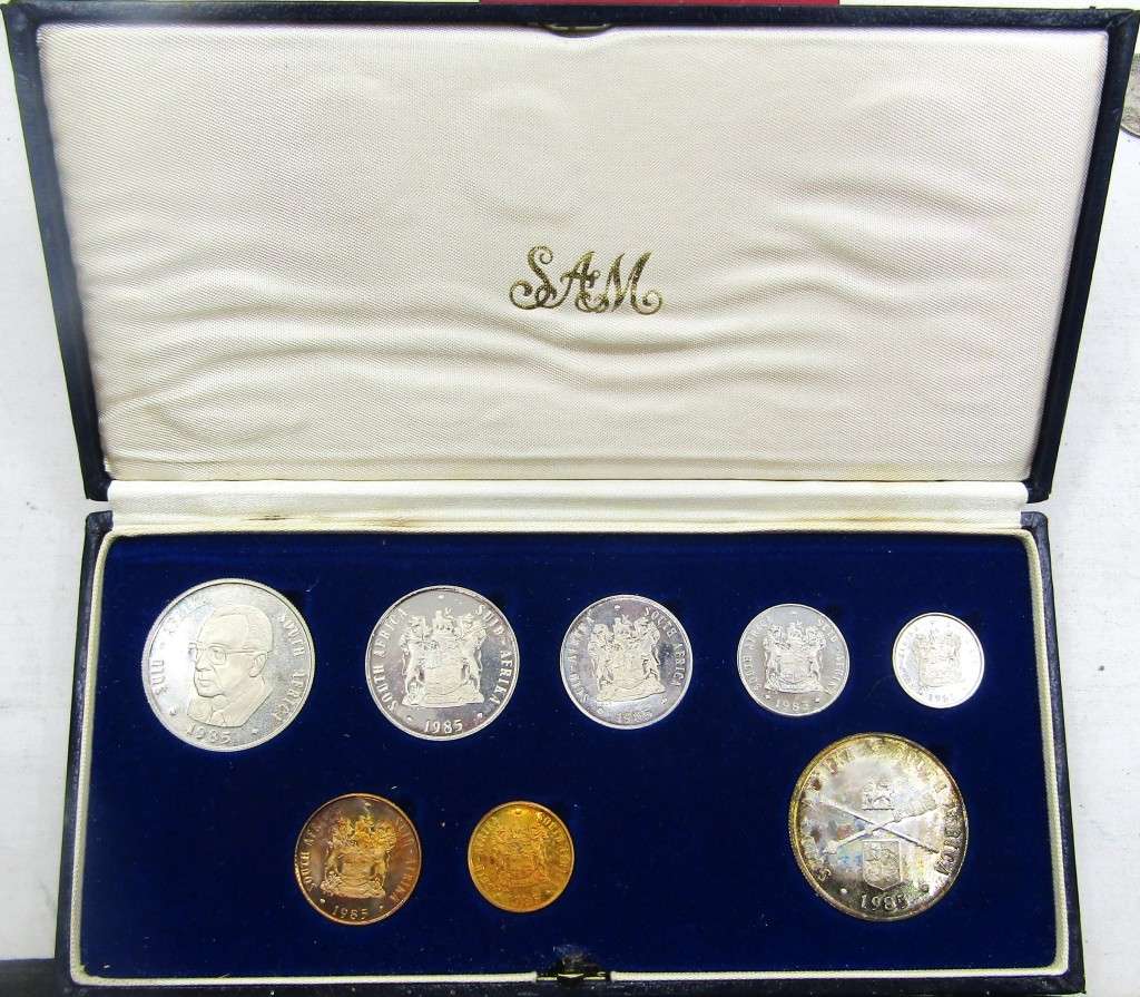 1985 Republic of South Africa Proof Set in original box of issue