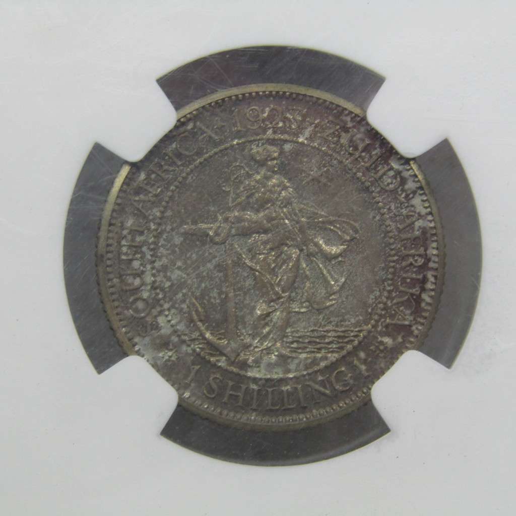 1923 Union of South Africa 1 Shilling NGC PF65