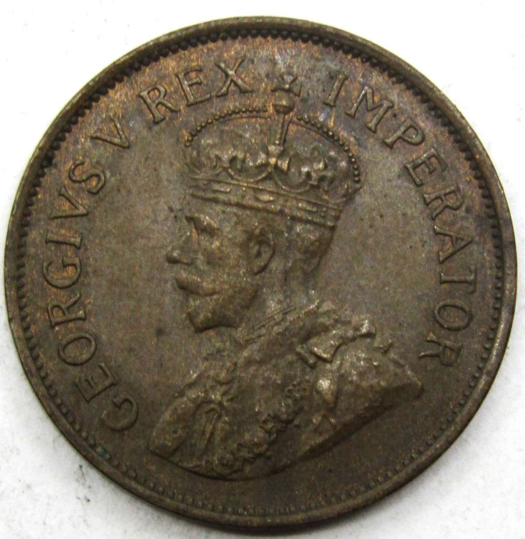 1935 Union of South Africa  Penny and 1/2  Penny