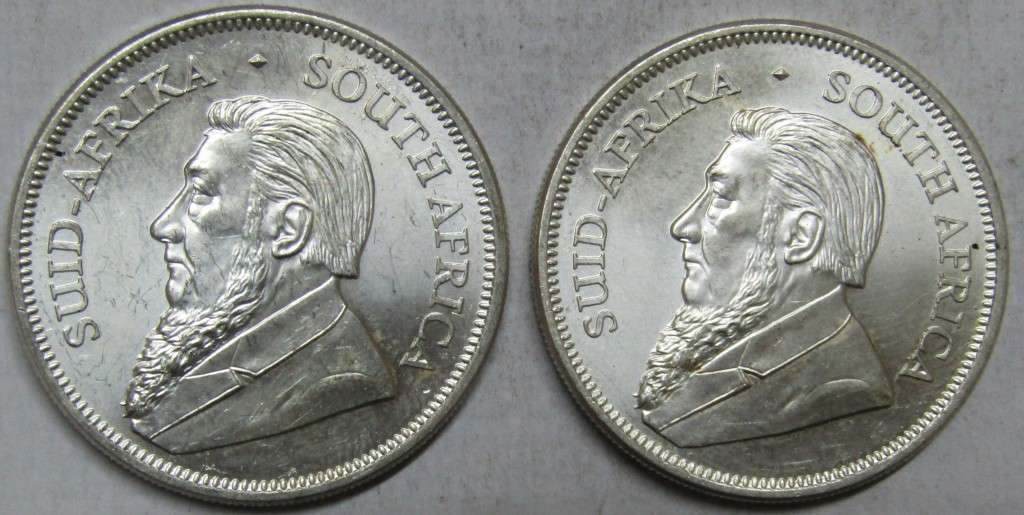 4 x 1 Ounce Silver Kruger Rands 3x2022,1 x2020-Bid is for all 4