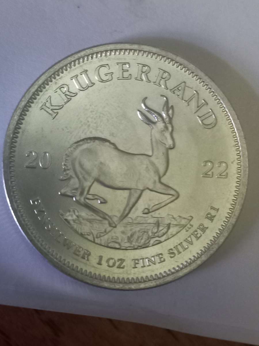 ` RESERVED FOR SHAHEENISM`2022 Silver 1 ounce Kruger Rand