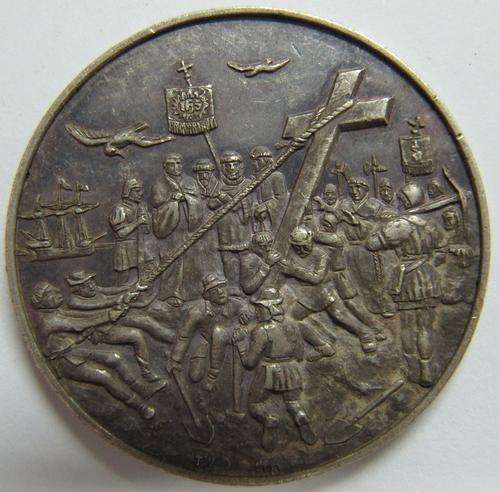 Bartholomeu Dias c1450-1500 Medallion-19.8g Sterling Silver