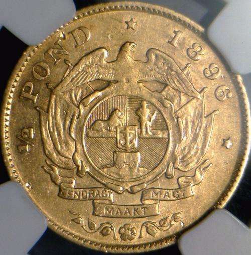 1896 half-pond NGC graded XF45...great detail and lustrous!!!