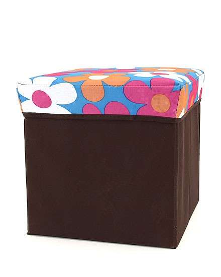 Folding Storage Ottoman