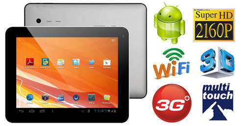 9.7 inch Built in 3G Tablet PC -Android 4 - 8Gb hdd - 1Gb Ram