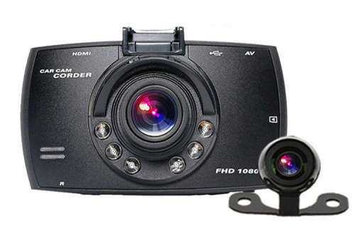 1920*1080P 170 2.7" Full HD LCD Dual Lens Car Camera DVR Video Recorder Crash Dash Cam