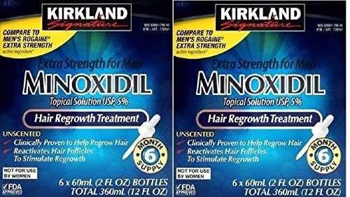 KIRKLAND SIGNATURE 5% EXTRA STRENGTH MINOXIDIL FOR MEN (6 months supply)