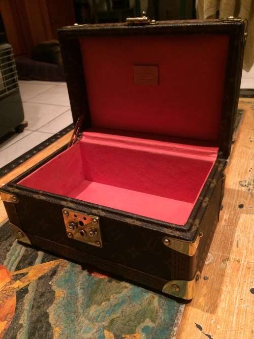 LOUIS VUITTON Coffret Tresor 24 Monogram Canvas Jewellery Case