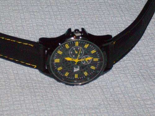 Men's Victory Cloud Watch with Black and Yellow finish