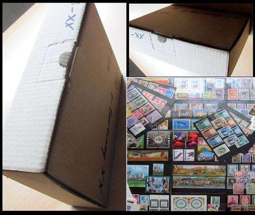 Box Lot of Mint Vatican & UN stamps -  a unsorted stamps Lot & cards