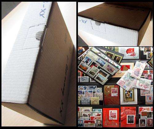 Box Lot - RUSSIA STAMPS LOT ** Covers,stamps a unsorted Lot