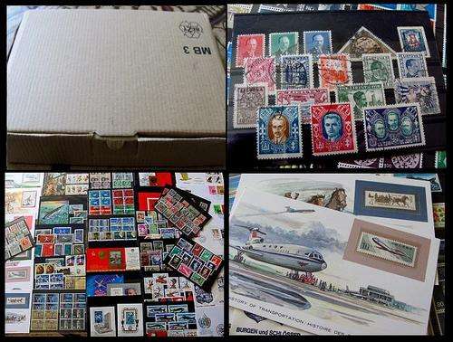 Box Lot with Europa stamps and some fdc/covers as shown in used condition