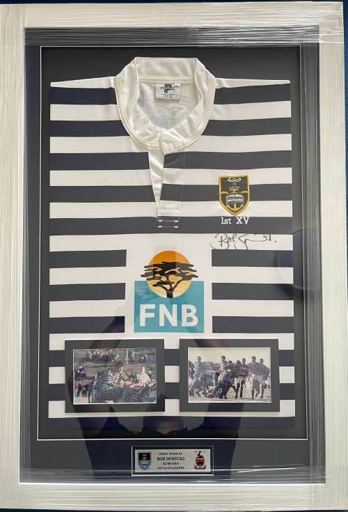Rugby Jersey Match Worn And Signed By Bobby Skinstad UCT
