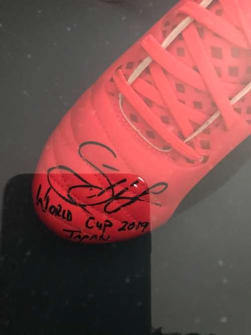 Rugby Boot Signed By Siya Kolisi 2019 RWC Winner Framed