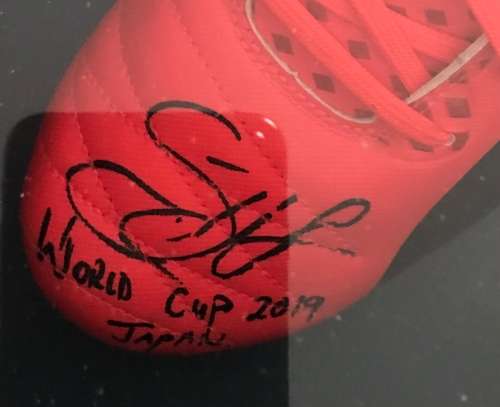 Rugby Boot Signed By Siya Kolisi 2019 RWC Winner Framed