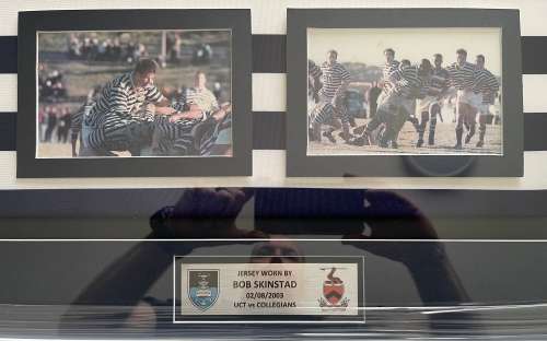 Rugby Jersey Match Worn And Signed By Bobby Skinstad UCT