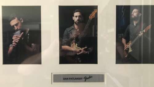 Framed Poster Signed By SA Guitar Legend Dan Patlansky