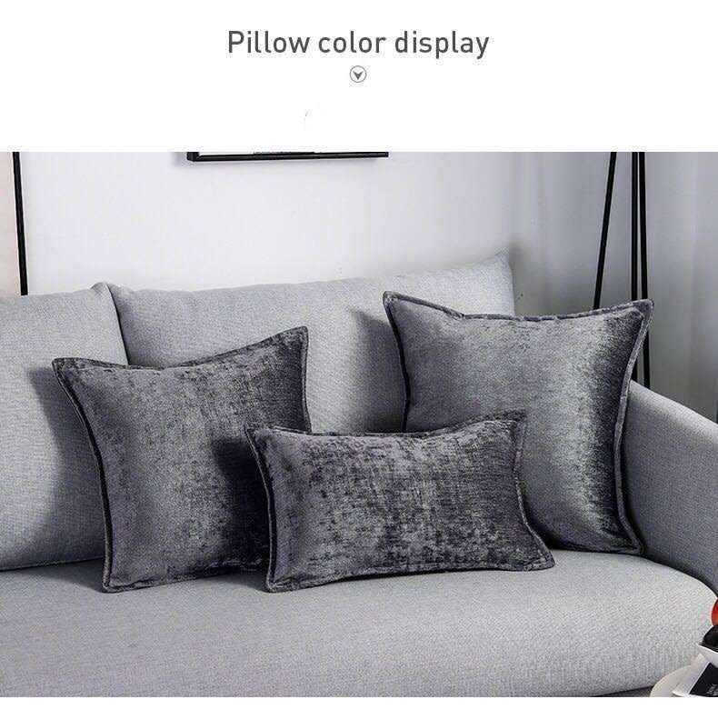 2018 new arrived Fashion Multicolor Flannel Cushion coverSofa Chair Protective Lumbar Pad 3Pieces