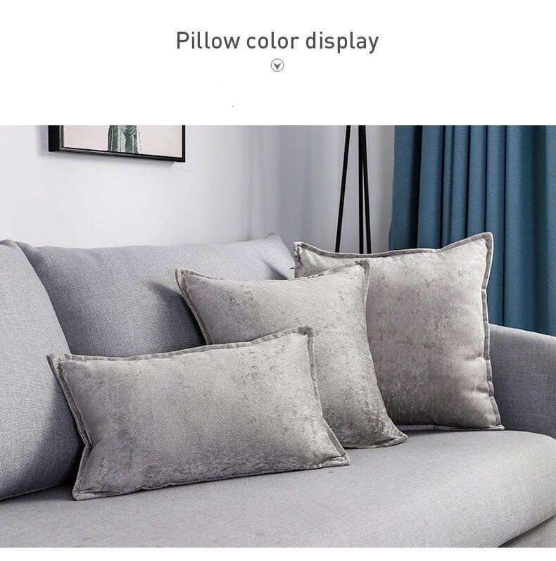 2018 new arrived Fashion Multicolor Flannel Cushion coverSofa Chair Protective Lumbar Pad 3Pieces