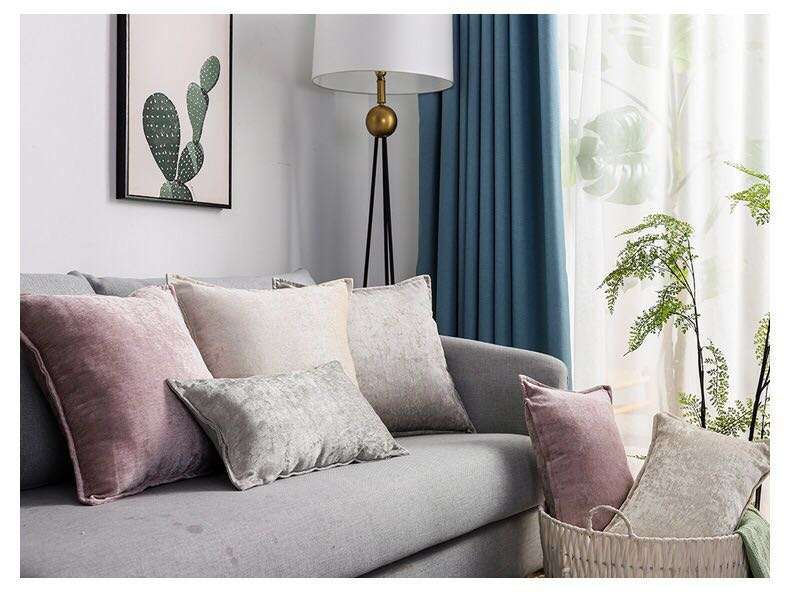 2018 new arrived Fashion Multicolor Flannel Cushion coverSofa Chair Protective Lumbar Pad 3Pieces