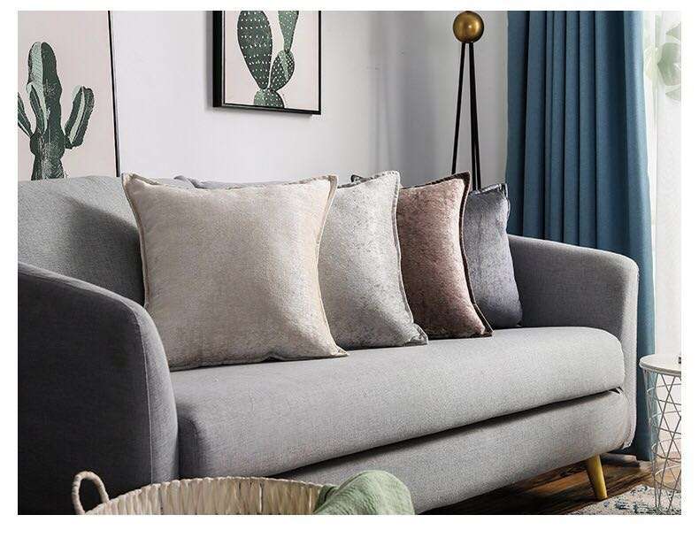 2018 new arrived Fashion Multicolor Flannel Cushion coverSofa Chair Protective Lumbar Pad 3Pieces