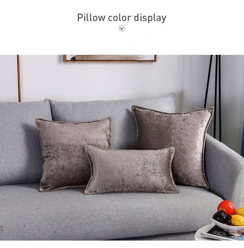 2018 new arrived Fashion Multicolor Flannel Cushion coverSofa Chair Protective Lumbar Pad 3Pieces