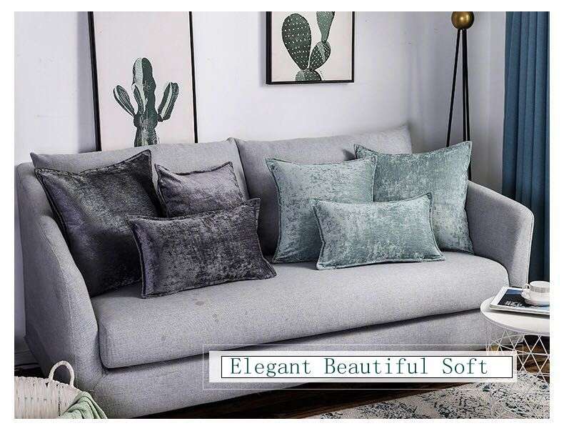 2018 new arrived Fashion Multicolor Flannel Cushion coverSofa Chair Protective Lumbar Pad 3Pieces