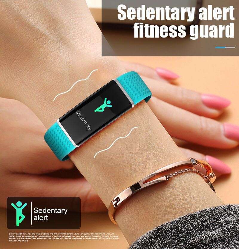 Fitness Tracker Activity Tracker Watch Heart Rate Blood Pressure Monitor Bluetooth Smart Watch