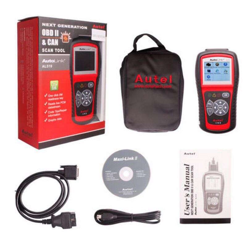 Autel Auto link AL519 Diagnostics Scanner CAN OBDII OBD2 Car Diagnostic Code Reader
