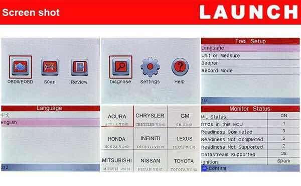 Launch CReader Professional 123 Car diagnostic equipment car fault detector original