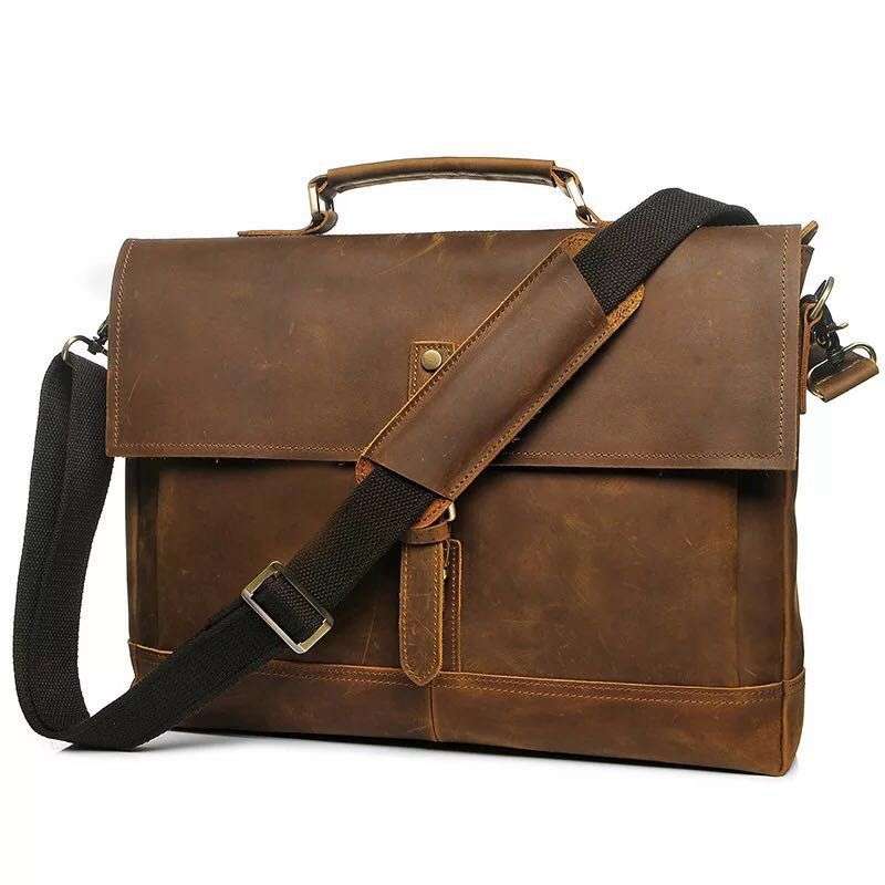 men's backpack New arrived Crazy leather head layer imported leather  bag gift for man