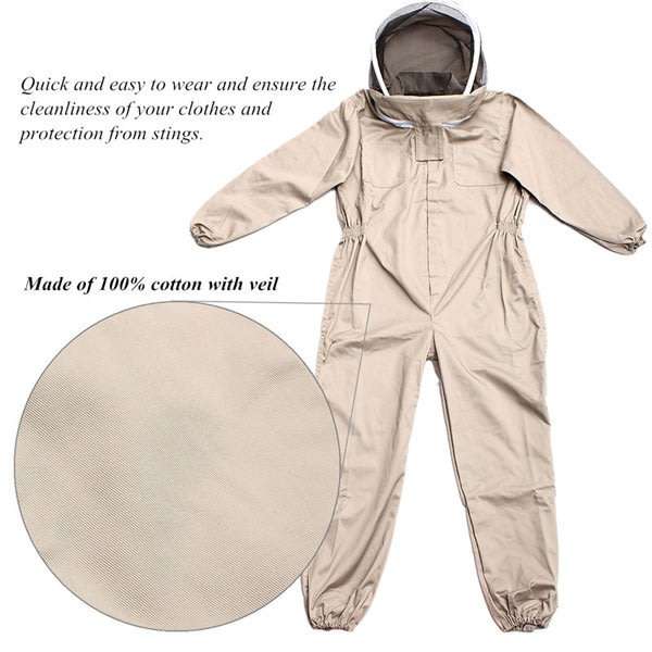 Professional beekeeper coveralls beekeeping protective clothing