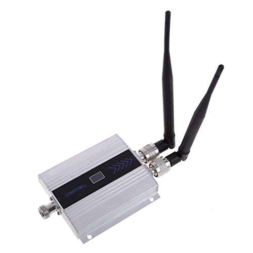 LCD GSM 900MHz Cell Phone Signal Repeater Booster Amplifier + Indoor dual antenna Super strong signa