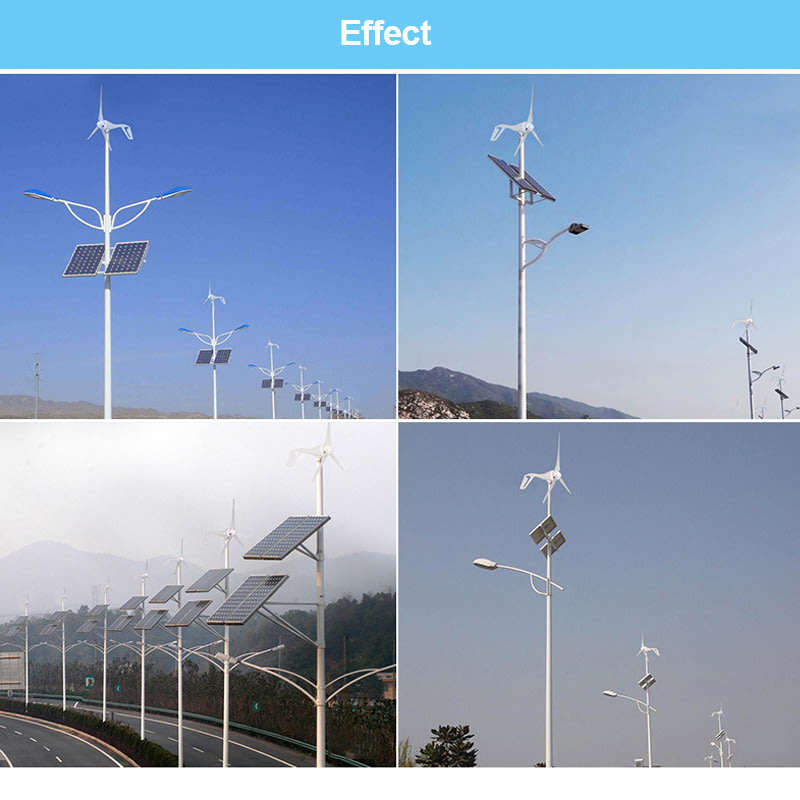 12V/24V 400W 3 Blades Wind Turbine Generator White + Wind Controller